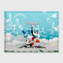 Обложка для студенческого билета Cuphead  2 чашечки