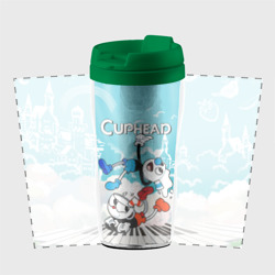 Термокружка-непроливайка Cuphead  2 чашечки - фото 2