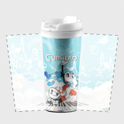 Термокружка-непроливайка Cuphead  2 чашечки - фото 2