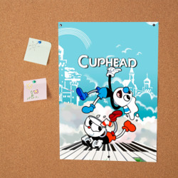 Постер Cuphead  2 чашечки - фото 2