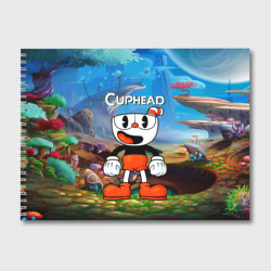 Альбом для рисования Cuphead Красная чашечка