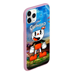 Чехол для iPhone 11 Pro Max матовый Cuphead Красная чашечка - фото 2