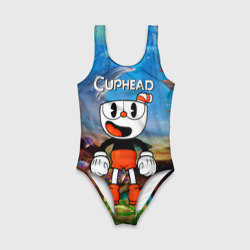 Детский купальник 3D Cuphead Красная чашечка - фото 2