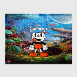 Обложка для студенческого билета Cuphead Красная чашечка