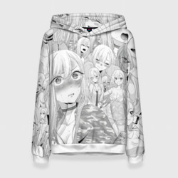 Женская толстовка 3D Марин Китагава - фарфоровая кукла pattern