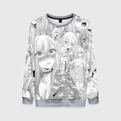 Женский свитшот 3D Марин Китагава - фарфоровая кукла pattern