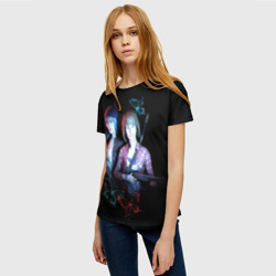 Женская футболка 3D Хлоя Прайс & Максин Колфилд - фото 2
