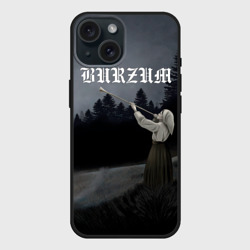 Чехол силиконовый для Apple iPhone 15 матовый Burzum - Filosofem