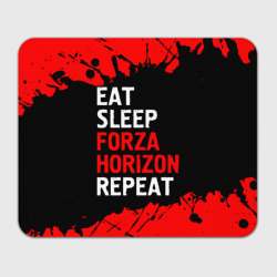 Прямоугольный коврик для мышки Eat Sleep Forza Horizon Repeat Краска