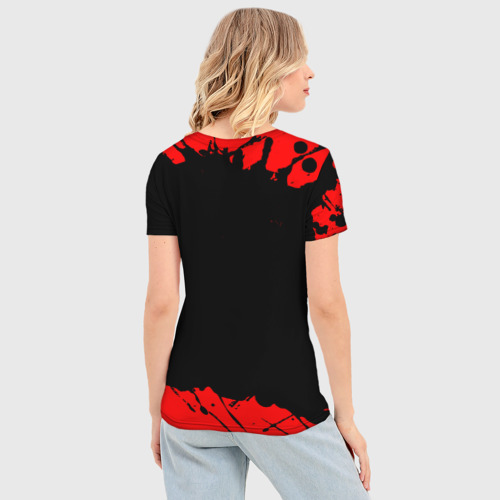 Женская футболка 3D Slim Eat Sleep Forza Horizon Repeat Краска, цвет 3D печать - фото 4