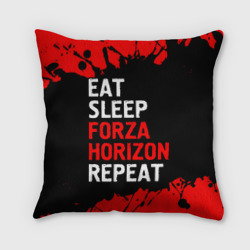 Подушка 3D Eat Sleep Forza Horizon Repeat Краска