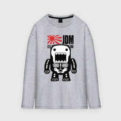 Женский лонгслив oversize хлопок JDM - Japan - monster