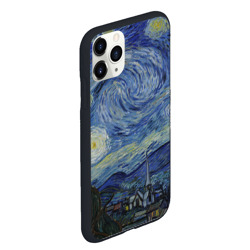 Чехол для iPhone 11 Pro Max матовый Звездная ночь Ван Гога - фото 2