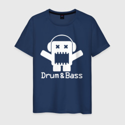 Светящаяся мужская футболка Drum & Bass Black edition