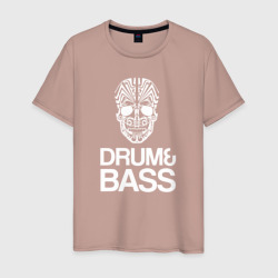 Мужская футболка хлопок Drum and bass mix