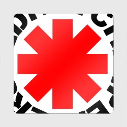 Магнит виниловый Квадрат Peppers logo