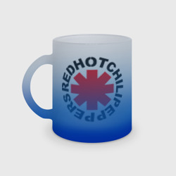 Кружка матовая стеклянная Peppers logo