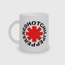 Кружка матовая стеклянная Peppers logo