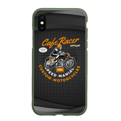 Чехол для iPhone XS Max матовый Moto Sport