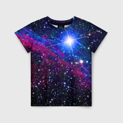 Детская футболка 3D Открытый космос