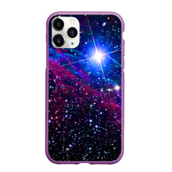 Чехол для iPhone 11 Pro матовый Открытый космос