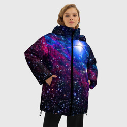 Женская зимняя куртка Oversize Открытый космос - фото 2
