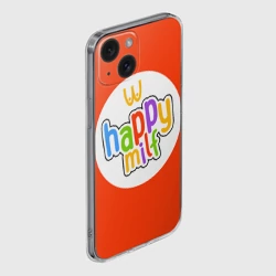 Чехол для iPhone 15 силиконовый с защитой камеры Happy MILF - фото 2