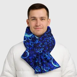 Шарф-пуховик 3D Пузыри воздуха в воде Pattern - фото 2