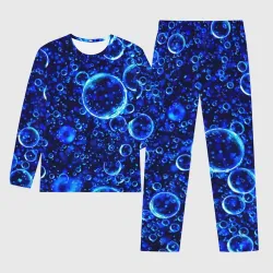Мужской костюм для дома 3D Пузыри воздуха в воде Pattern