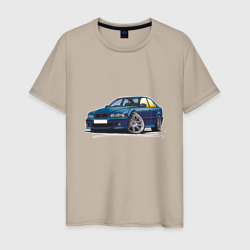 BMW Blue – Мужская футболка хлопок с принтом купить со скидкой в -20%