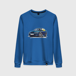 Женский свитшот хлопок BMW Blue