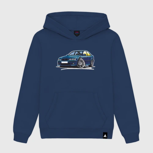 Мужская толстовка хлопок BMW Blue