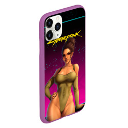 Чехол для iPhone 11 Pro матовый Sexy Panam from Cyberpunk   - фото 2