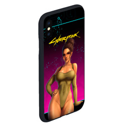 Чехол для iPhone XS Max матовый Sexy Panam from Cyberpunk   - фото 2