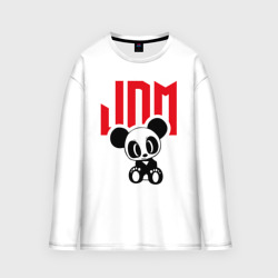 Женский лонгслив oversize хлопок JDM Panda Japan