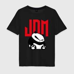 Мужская футболка хлопок Oversize JDM Panda Japan Симпатяга