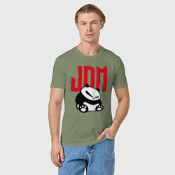 Мужская футболка хлопок JDM Panda Japan Симпатяга - фото 2