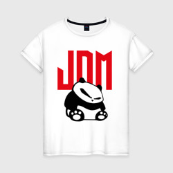 Женская футболка хлопок JDM Panda Japan Симпатяга