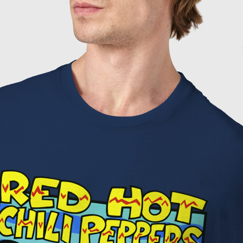 Мужская футболка хлопок Red pepper`s, цвет темно-синий - фото 6