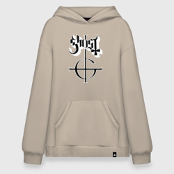 Худи SuperOversize хлопок Ghost logo