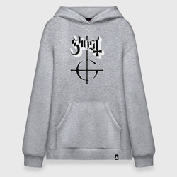 Худи SuperOversize хлопок Ghost logo