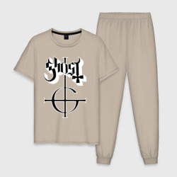 Мужская пижама хлопок Ghost logo