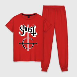 Женская пижама хлопок Ghost logo
