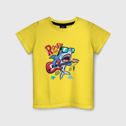 Детская футболка хлопок Рок-н-Ролл - это дикая музыка