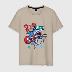 Рок-н-Ролл - это дикая музыка – Мужская футболка хлопок с принтом купить со скидкой в -20%