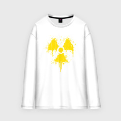 Мужской лонгслив oversize хлопок Nuclear paint