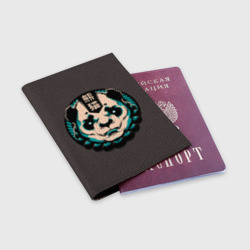 Обложка для паспорта матовая кожа Символ Панды - фото 2