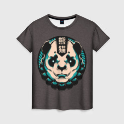 Женская футболка 3D Символ Панды