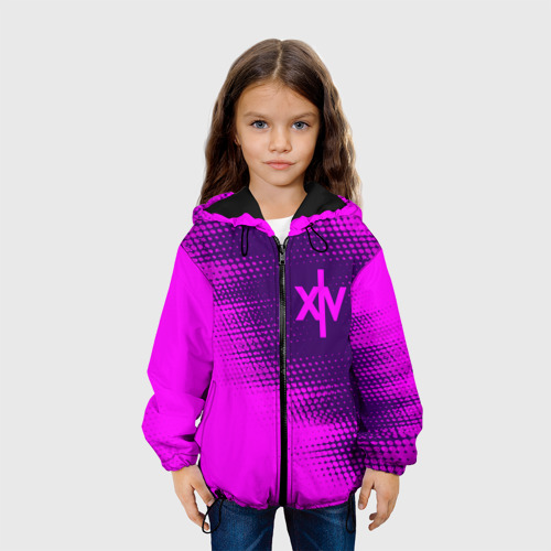 Детская куртка 3D FINAL FANTASY XIV - Абстракция, цвет черный - фото 4