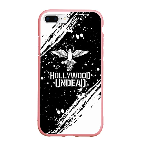 Чехол для iPhone 7Plus/8 Plus матовый Hollywood Undead, цвет баблгам